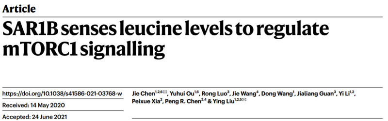 A Publication in Nature with TransGen product by Peking University